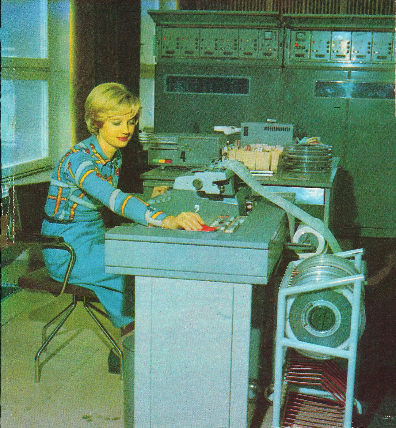 The Odra Computer Polish Railroad Early Computer Application